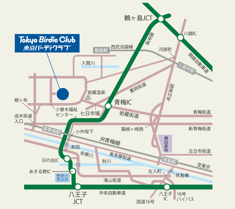 アクセスマップ 車